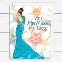 FRD-003 Happy Mermaid Card - Wholesale