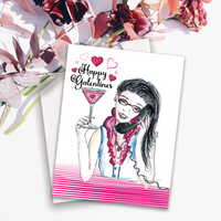 LOV-005 Happy Galentines Card - Wholesale