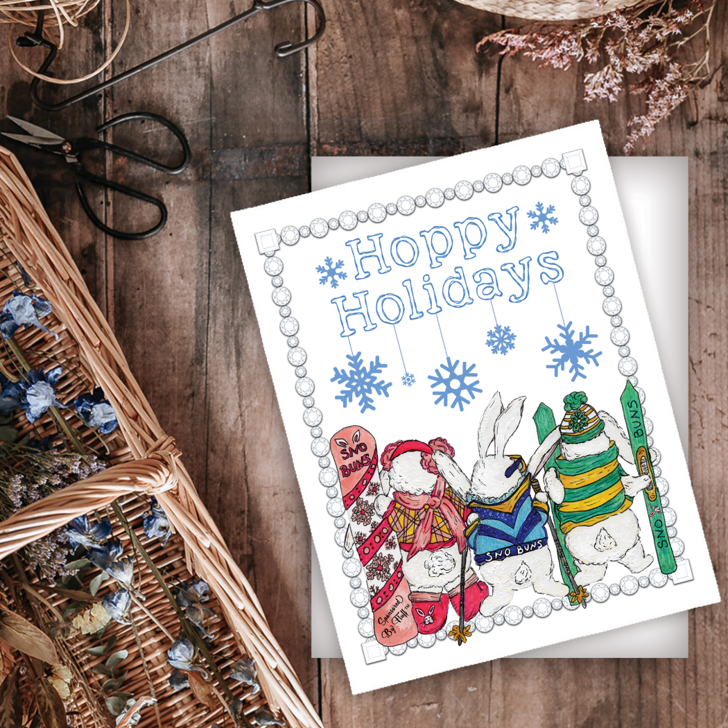 HOL-003 Hoppy Holidays Card - Wholesale