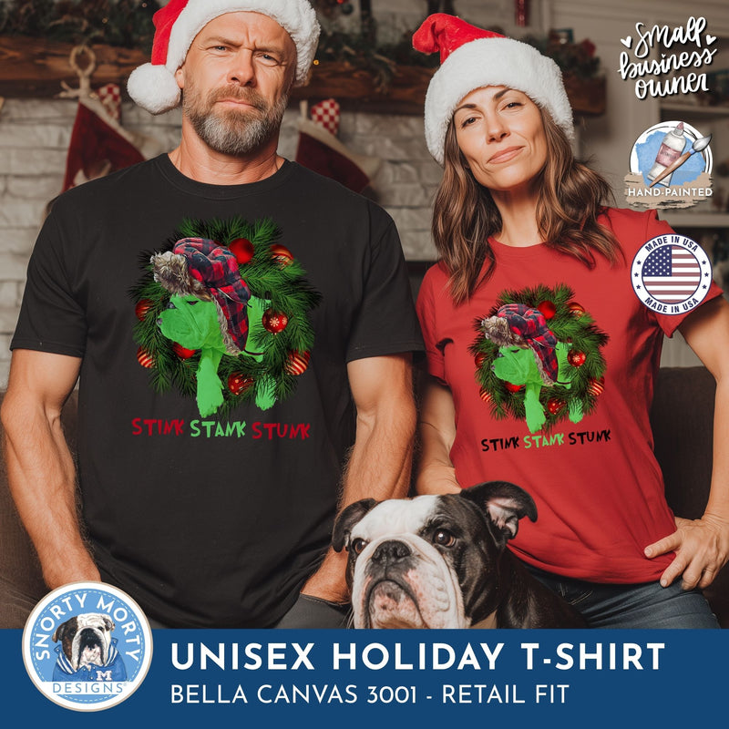 Stink Stank Stunk – Funny Bulldog Grinch Christmas Shirt
