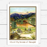 Mountain Terrain Card