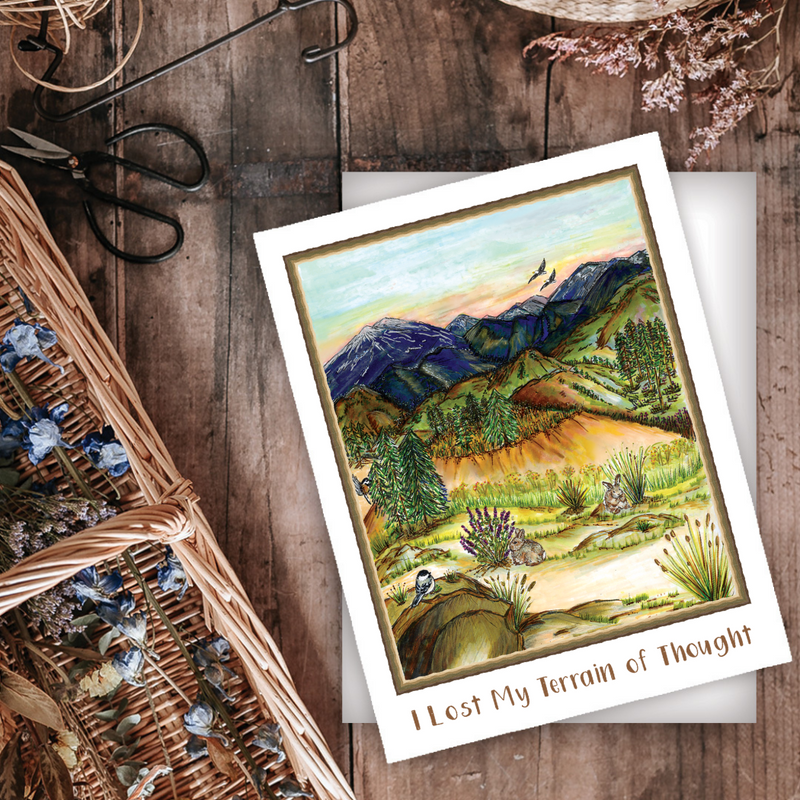 JB-002 Mountain Terrain Card - Wholesale