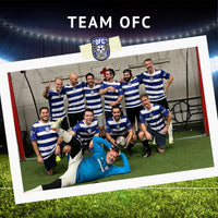 OFC Official Soccer Jersey – Blue & White Striped