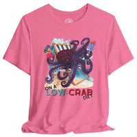 Low-Crab Diet – Funny Octopus Beach Shirt