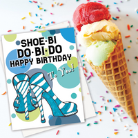 Party Shoes Birthday Card