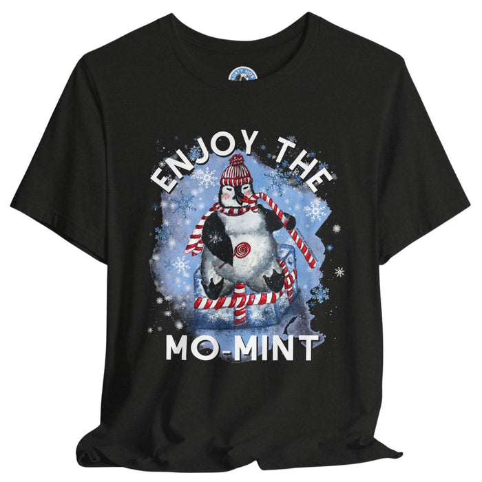 Enjoy the Mo-Mint – Funny Penguin Christmas Shirt