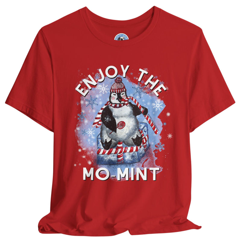 Enjoy the Mo-Mint – Funny Penguin Christmas Shirt
