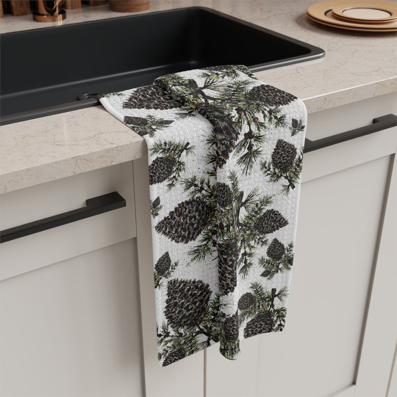 Pine Cone Kitchen Towel