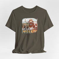 TS-001 Roam Free Longhorn Graphic T-Shirt - Wholesale