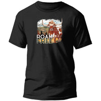 TS-001 Roam Free Longhorn Graphic T-Shirt - Wholesale