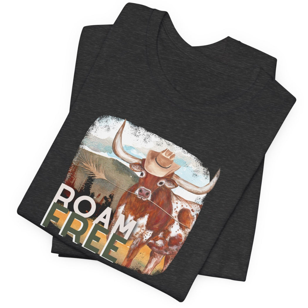 Roam Free Longhorn Graphic T-Shirt