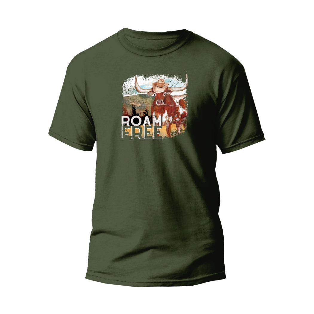 Roam Free Longhorn Shirt