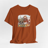 TS-001 Roam Free Longhorn Graphic T-Shirt - Wholesale