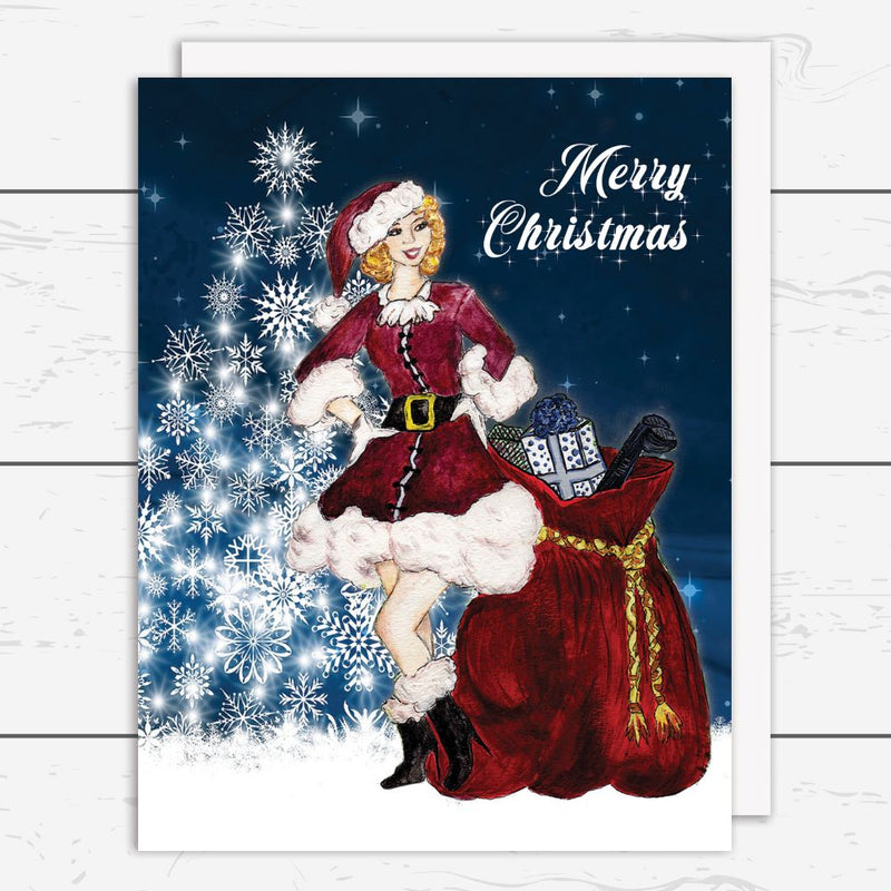 HOL-013 Santa Baby Christmas Card - Wholesale