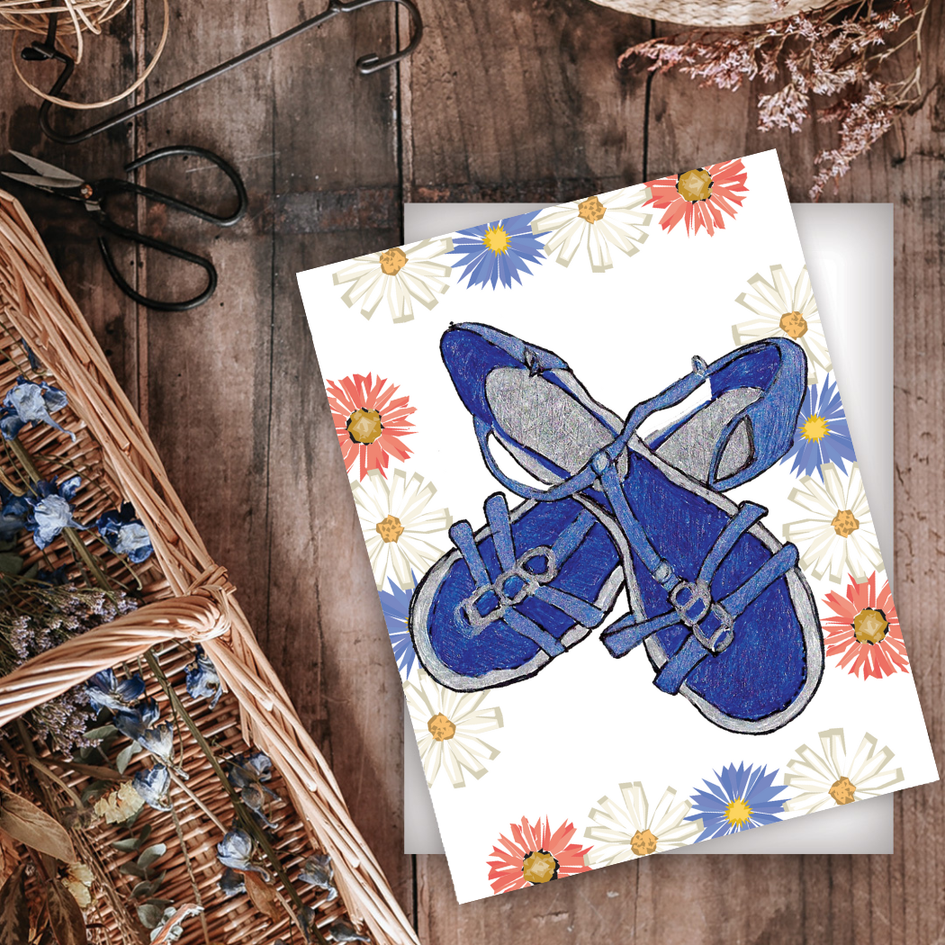 Summer Sandal Card