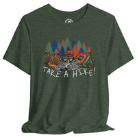 Take a Hike Shirt – Funny Hiking Raccoon Trail Tee