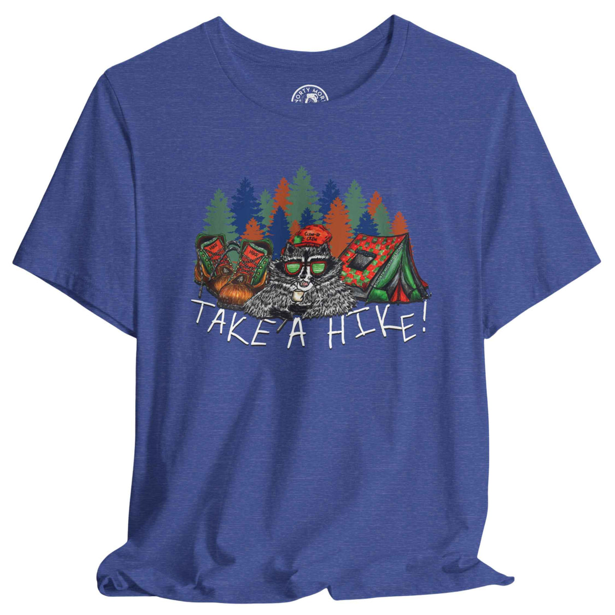 Take a Hike Shirt – Funny Hiking Raccoon Trail Tee