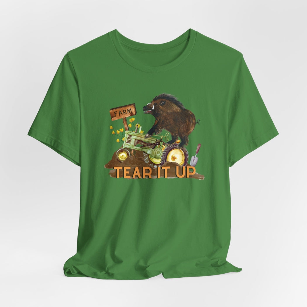 TS-007 Tear It Up Farm Hog Graphic T-Shirt - Wholesale