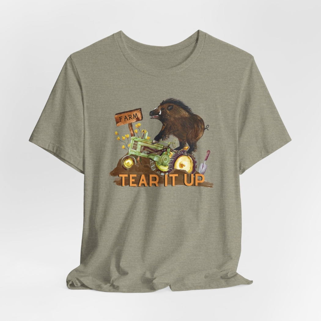 Tear It Up Farm Hog Graphic T-Shirt