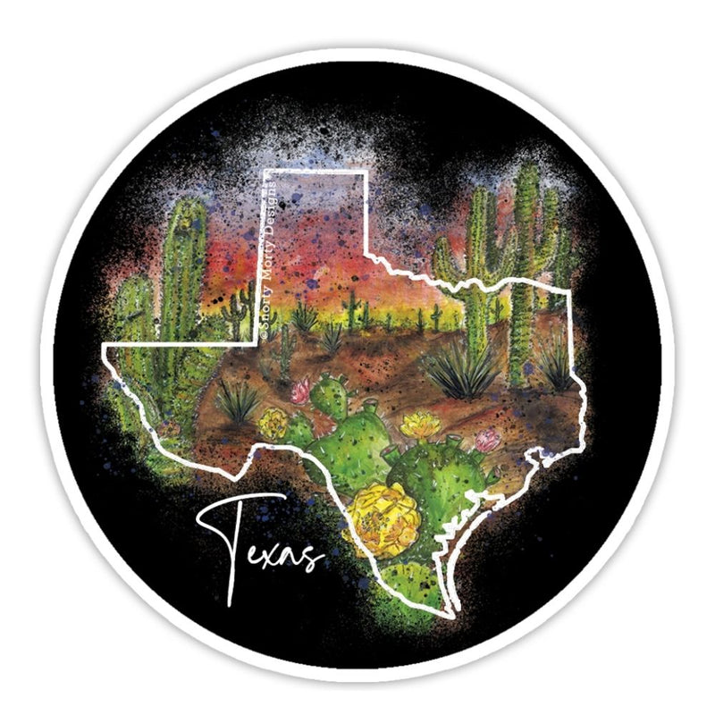 Texas Desert Sticker