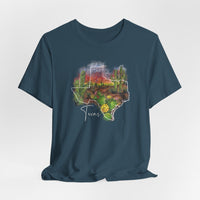 TS-010 Texas Desert Graphic T-Shirt - Wholesale