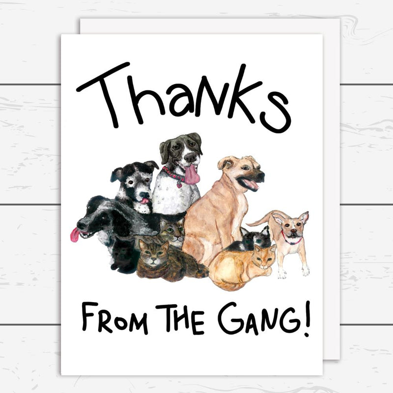Thanks from the Gang Card