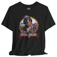 Trail Hound Dog Shirt – Funny Hiking Tee for Nature Lovers | Snorty Morty Designs