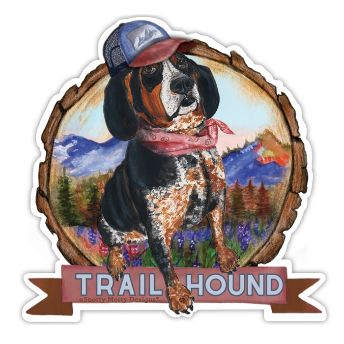 STK-031 Trail Hound Sticker - Wholesale