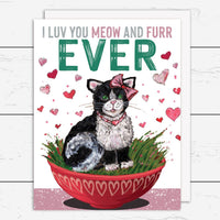 LOV-003 Valentines Kitty Card - Wholesale