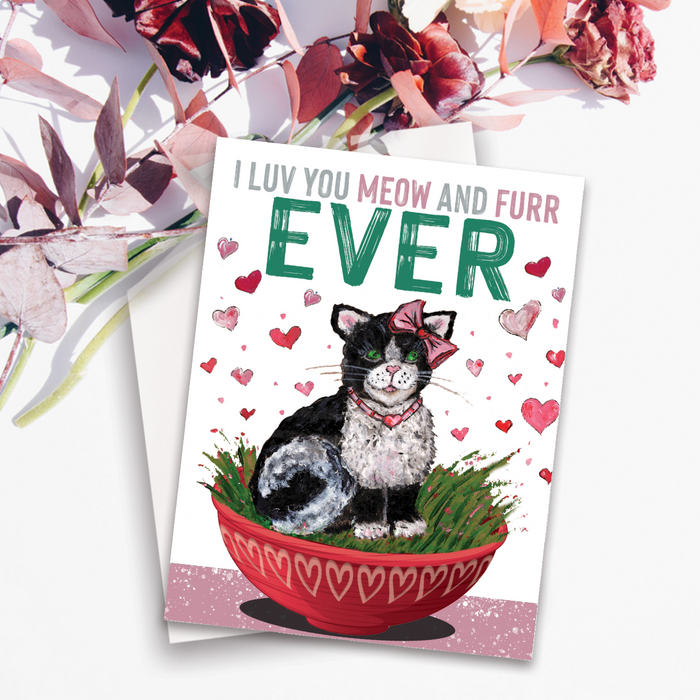 Valentines Kitty Card