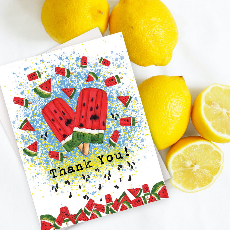 Watermelon Thank You Card