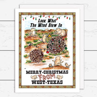 West Texas Christmas Card