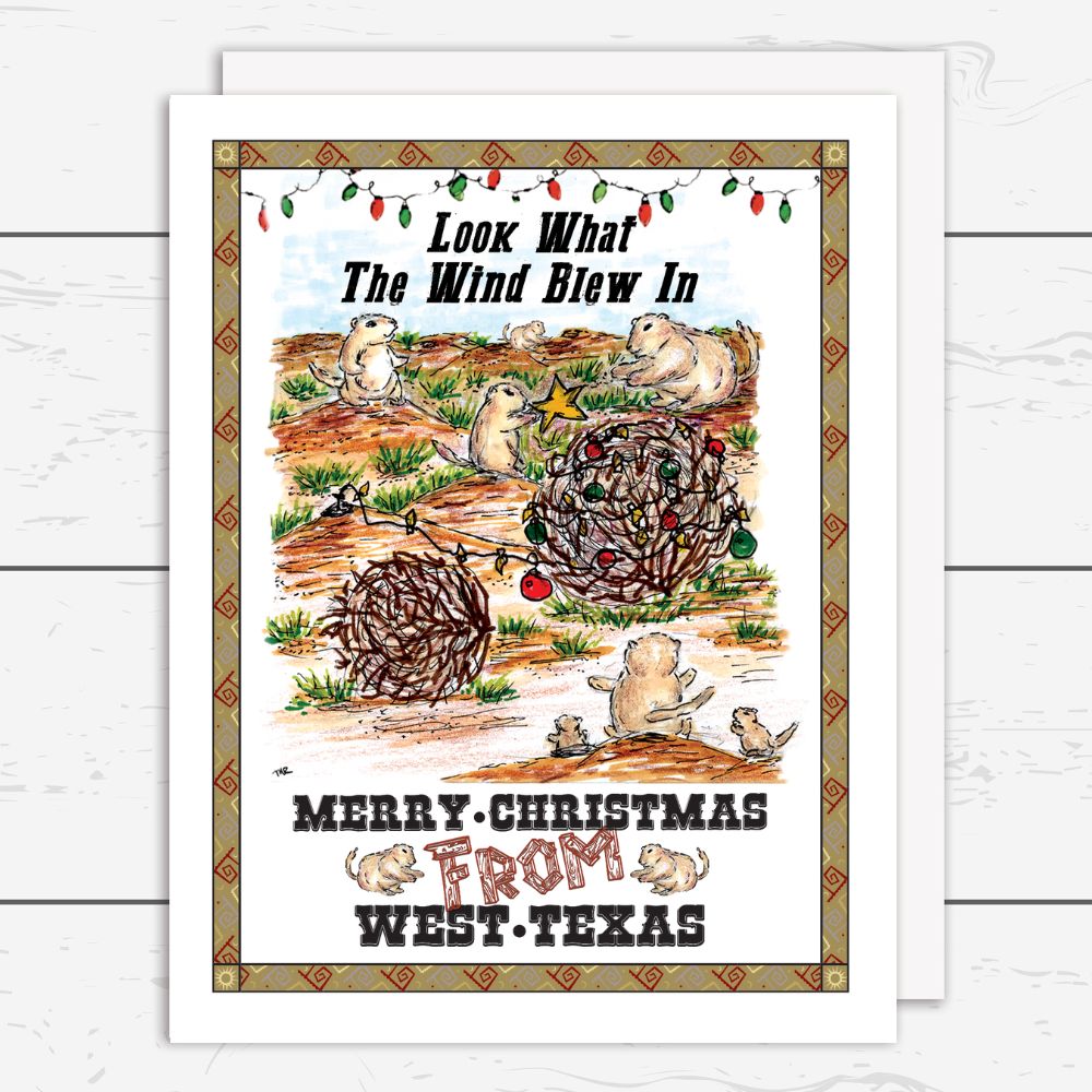 HOL-001 West Texas Christmas Card - Wholesale