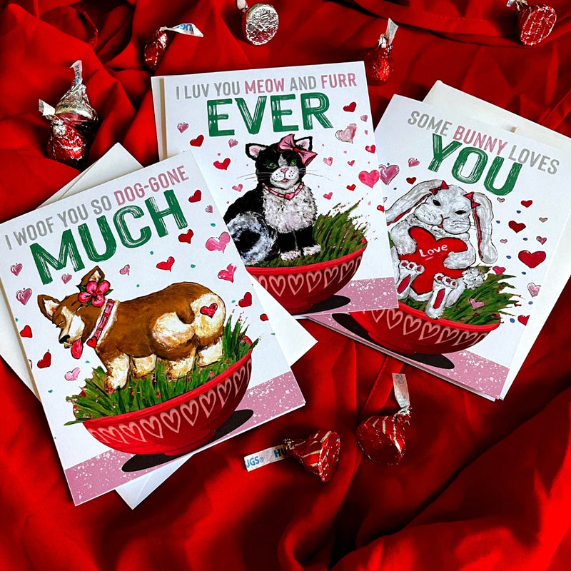 Valentine Animal Cards For Kids Bundle