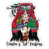 Santas Heifers Sticker_01