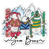Snow Bunnies Sticker_01